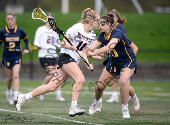 2019 Penfield Girls Lacrosse at  Victor -7883