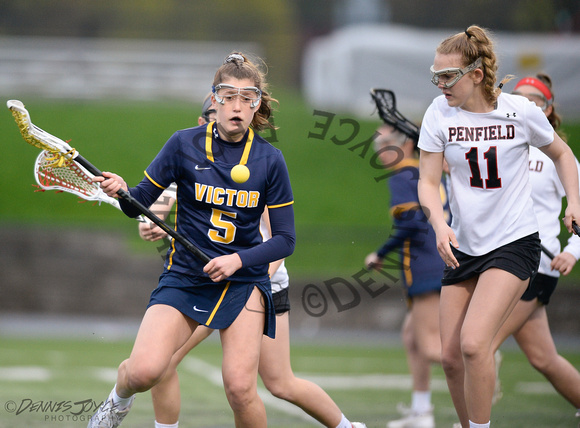 2019 Penfield Girls Lacrosse at  Victor -7898